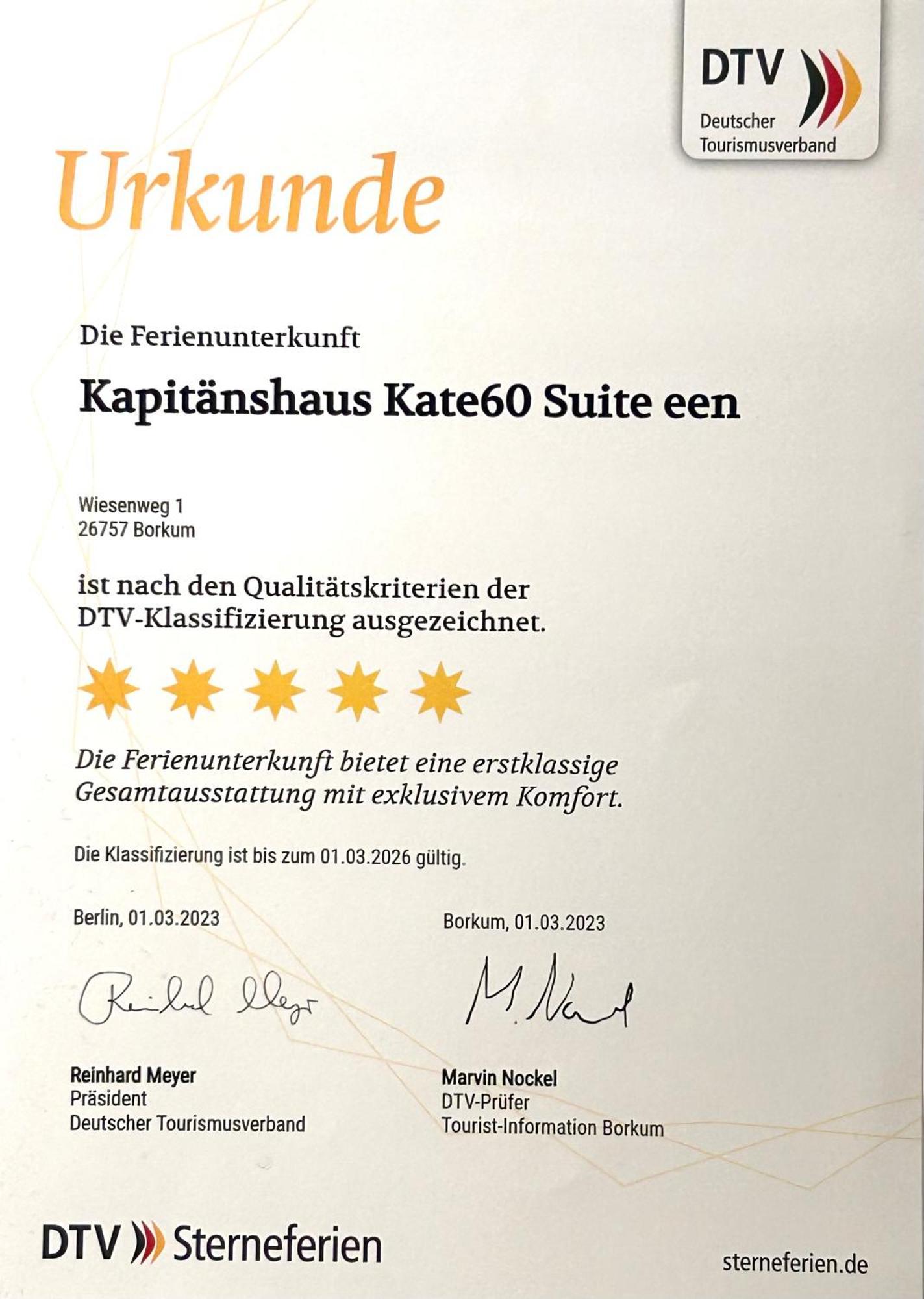 Kapitaenshaus Kate60 Villa Borkum Eksteriør billede